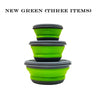 3 Pieces Silicone Folding Bowls with Lids