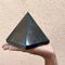 Natural Mineral Black Tourmaline Pyramid Crystal Point Reiki Healing Stone