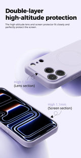 Magnetic Soft Cover Wireless Charge Liquid Silicon Case for iPhone 17 Pro Max 17Air 17Pro 17Pro Max