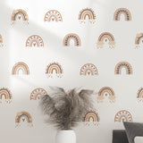 36 Pcs Rainbow Vinyl Decorative Wall Stickers.