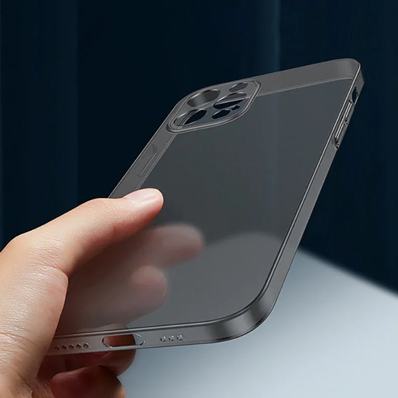 0.3mm Matte PP Hard Ultra Slim Phone Case For iPhone 17 16 15 14 Pro Max 16 Plus