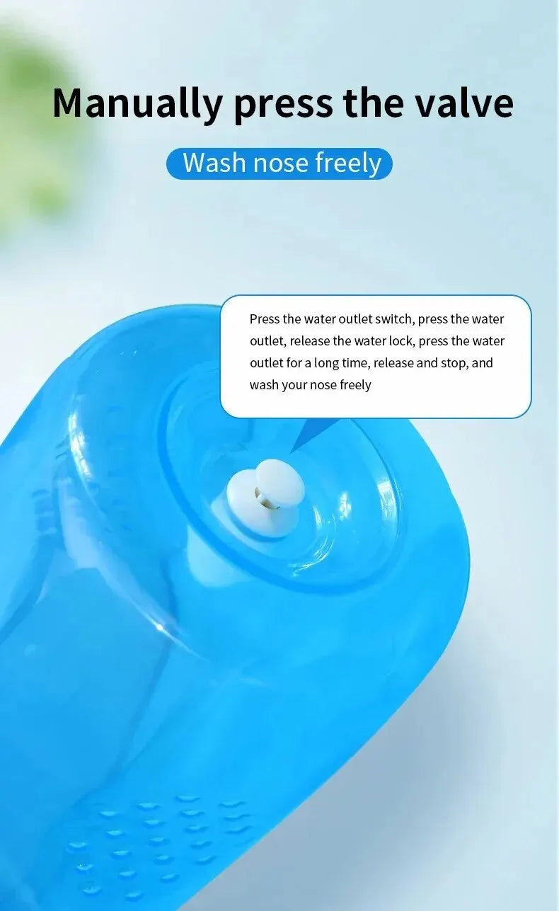 1 Piece 300ML Manual Nasal Wash Bottle