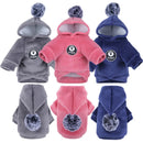 Pet Fleece Hooded Winter Coat