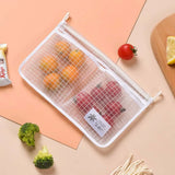 Mesh Refrigerator Storage Bag Organizer
