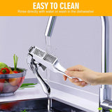 Stainless Steel 2 in 1 Garlic Press
