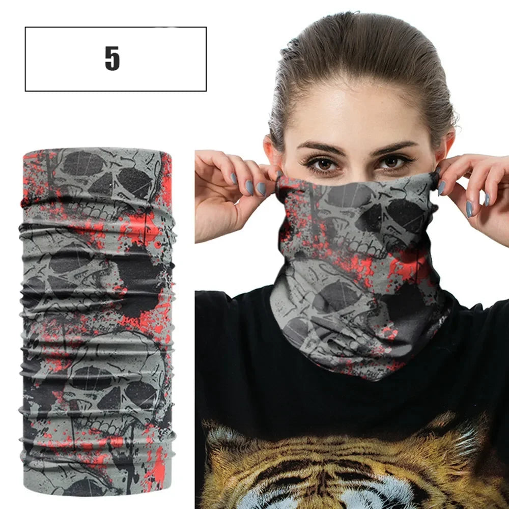 Men Or Women's Head Face Neck Tube Bandana Scarf