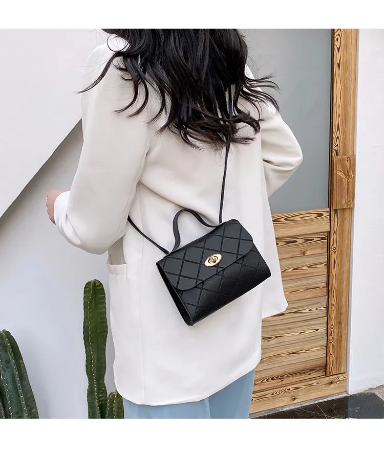 PU Leather Crossbody Mini Shoulder Handbag