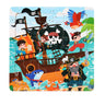 11x11cm Wooden 3d Cartoon Puzzle