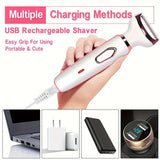 4-in-1 Ladies Multifunctional Electric USB Charging Hair Remover