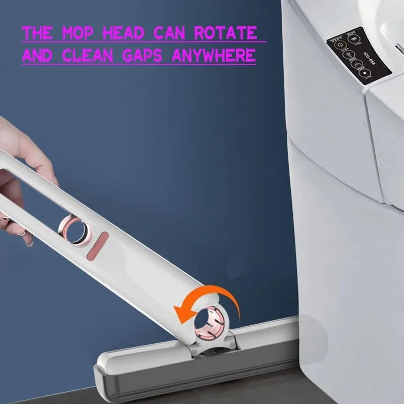 Absorbent Sponge Mop with Replaceable Sponge