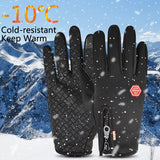 Winter Gloves With Touchscreen, Non-slip And Waterproof for Men And Women.