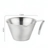 Stainless Steel with Measurement Espresso Extraction Cup