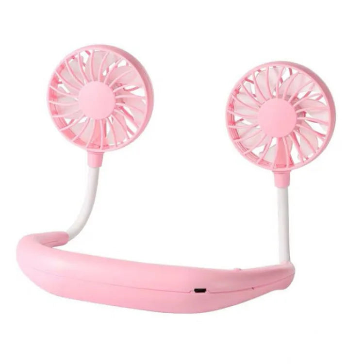 LED Rechargeable 3 Speed Silent Neck Fan