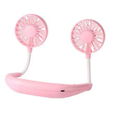 LED Rechargeable 3 Speed Silent Neck Fan