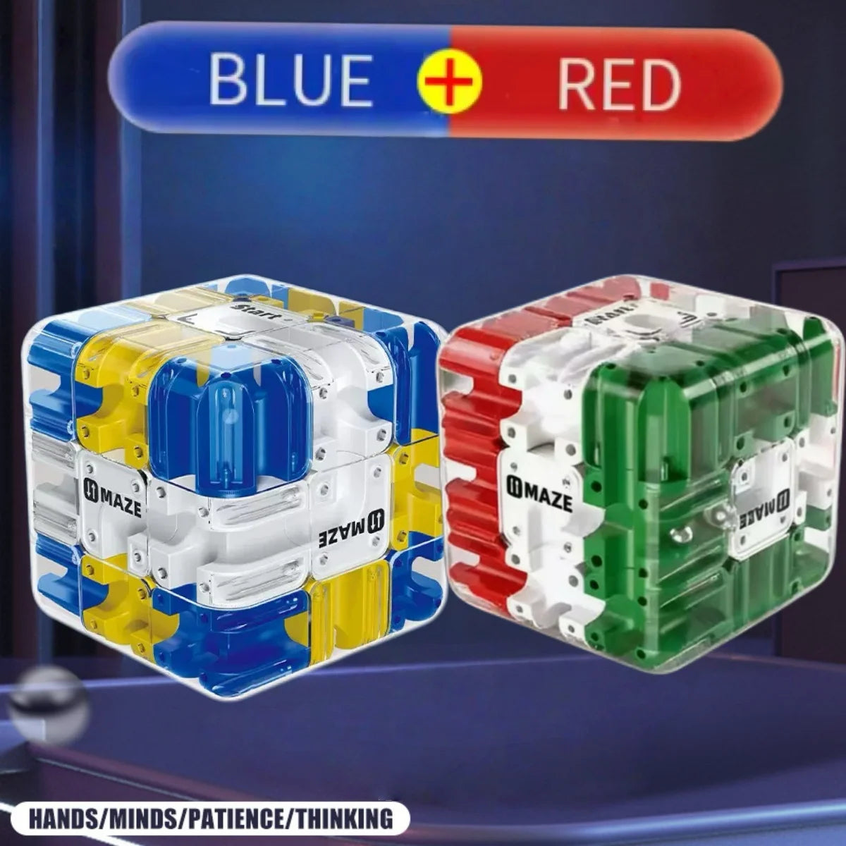 3D Ball Rolling Maze Puzzle Cube For Children Or Adults