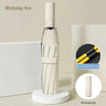 24 Bone Automatic Open Close Folding Umbrella With SPF 50 UV Sun Protection