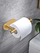 Adhesive Toilet Paper/Paper Towel Holders.