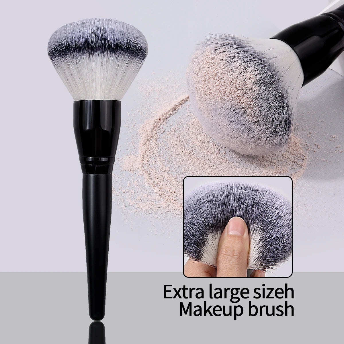 1pcs large Soft Makeup loose powder brush,