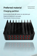 150W Universal Multi 16 Port USB 3.5A Fast Charging Station For Iphone Ipad Samsung Xiaomi Tablet