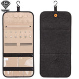Foldable Jewelry Organizer Bag With Hanger