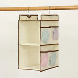 Hanging Non-woven Wardrobe Organizer With Optional Pockets And Drawers