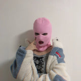 knitted pullover Warm face mask