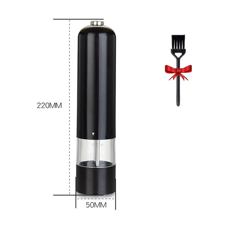 Electric Salt/Pepper Grinder With Adjustable Coarseness.