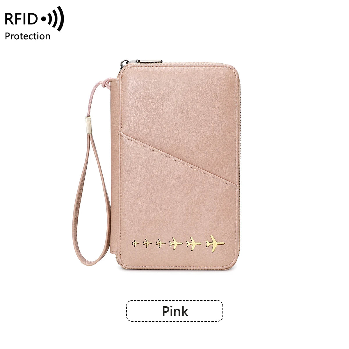 Women Or Men's RFID Multifunctional PU Leather Passport Wallet