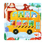 11x11cm Wooden 3d Cartoon Puzzle