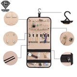 Foldable Jewelry Organizer Bag With Hanger