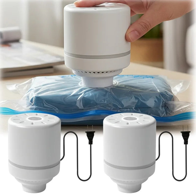 Mini Air Pump/Suction Vacuum Bags With American Standard Plug