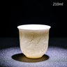Chinese Three-dimensional White Porcelain Tea Cup