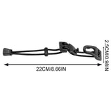 Adjustable Thick Elastic Rope Bag Expansion Strap With Quick Release Buckle