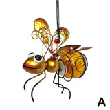 Solar LED Iron  Waterproof Hanging  Insect Tree Ornament