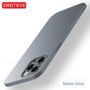 ZROTEVE Luxury Slim Matte Hard PC Cover For iPhone 16 Pro Max 16 15 14 11 12  iPhone 15 Plus Phone Case