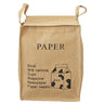 Folding Jute Organizer Storage Basket With Lids