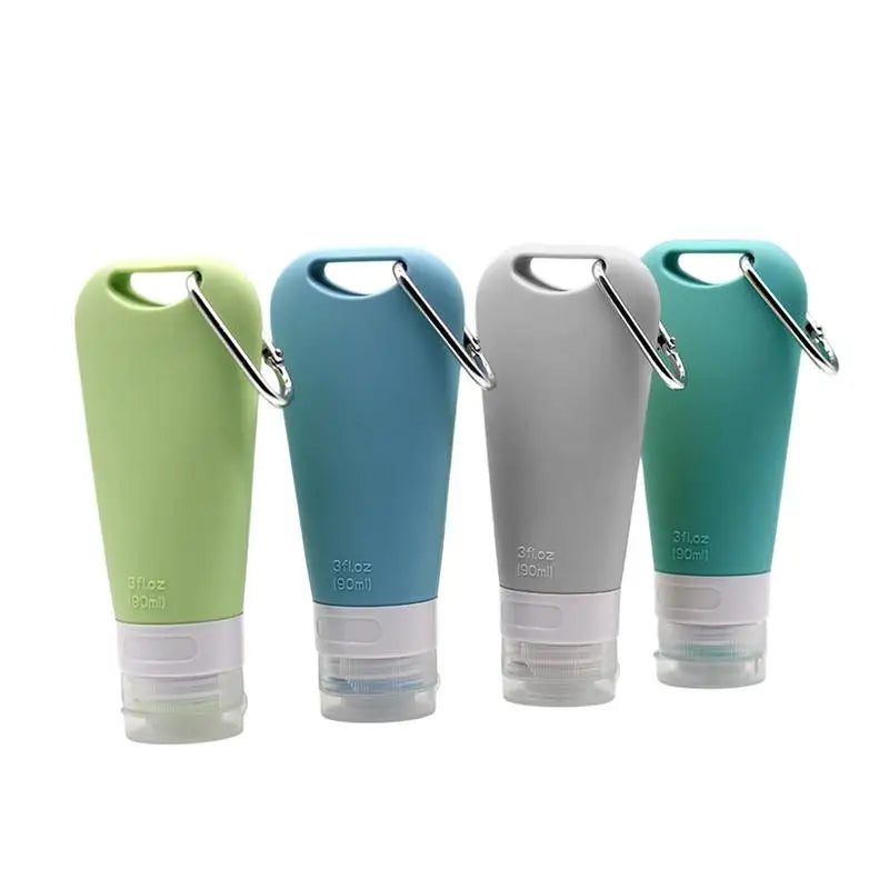 Silicone 90ml Dispensers Bottles For Pet Water Or Travel Products