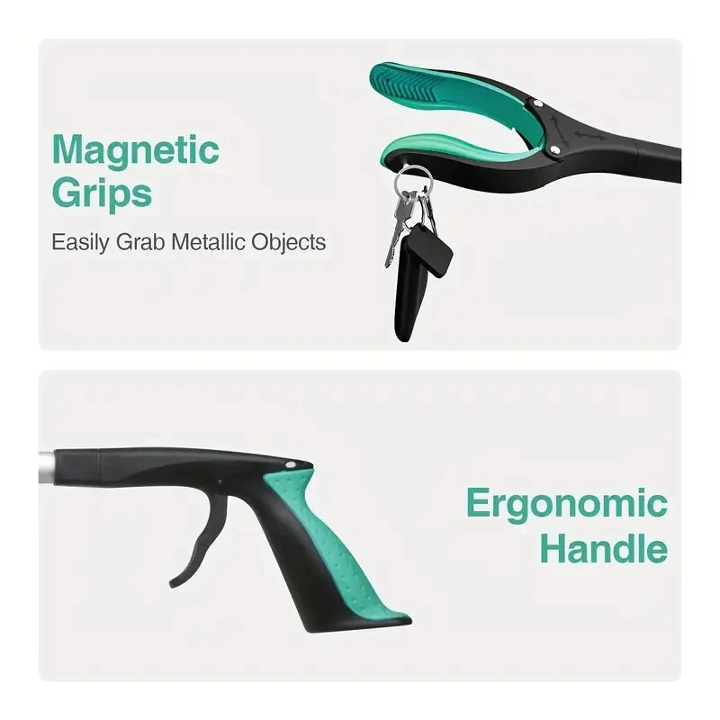 1pc 32" Folding Wide Claw Garbage Picker Tool