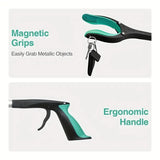 1pc 32" Folding Wide Claw Garbage Picker Tool