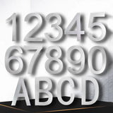 Outdoor  8 Inch Silver/Black 20cm Letters Or Numbers 0-9 For House Address