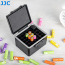 JJC Multi Slot Waterproof Battery Case for 18650/ AA/ AAA Batteries And Tester..