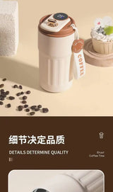 450ml  Temperature Display Thermos Premium Stainless Steel Coffee Cup