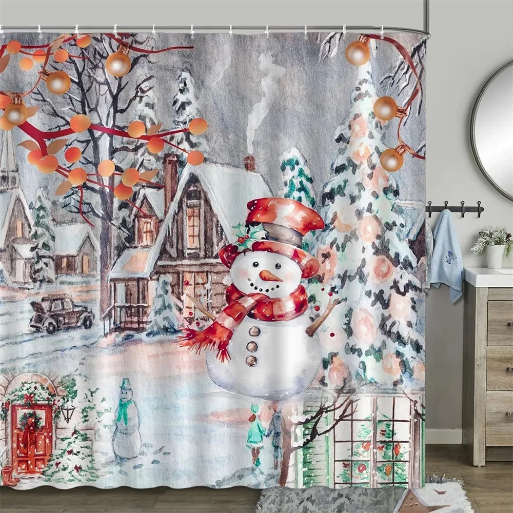 Christmas Shower Curtain