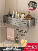 Wall Mounted Triangle/Rectangle Suction Cup Shelf Great For Showers Or Kitchens