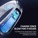 Xiaomi 8000mAh USB Rechargeable LED Digital Display Neck Fan