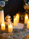 6Pcs Led Flameless Acrylic Battery Candles.