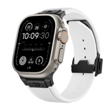 Silicone Sports Strap for Apple Watch Ultra 2/1 49mm Series 9 8 7 45mm 44mm Or IWatch 6 5 4 3 Se 44mm 42mm