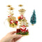 Christmas Wrought Iron Candlestick Holders