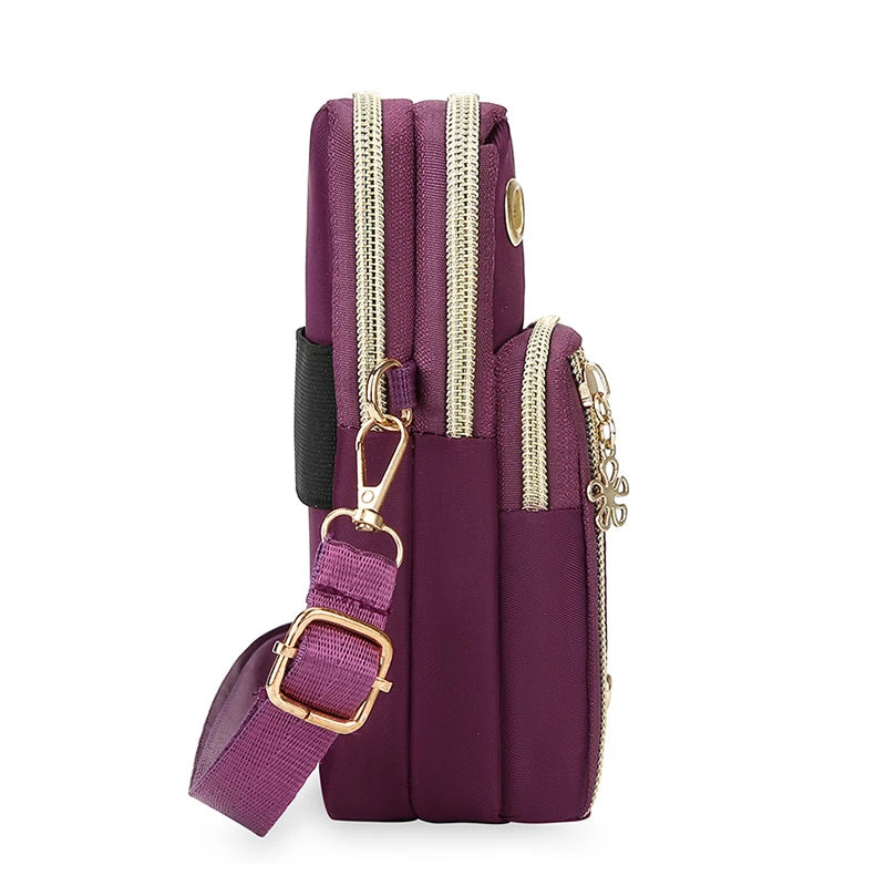 Women's Lightweight Nylon Crossbody Or Arm Bag