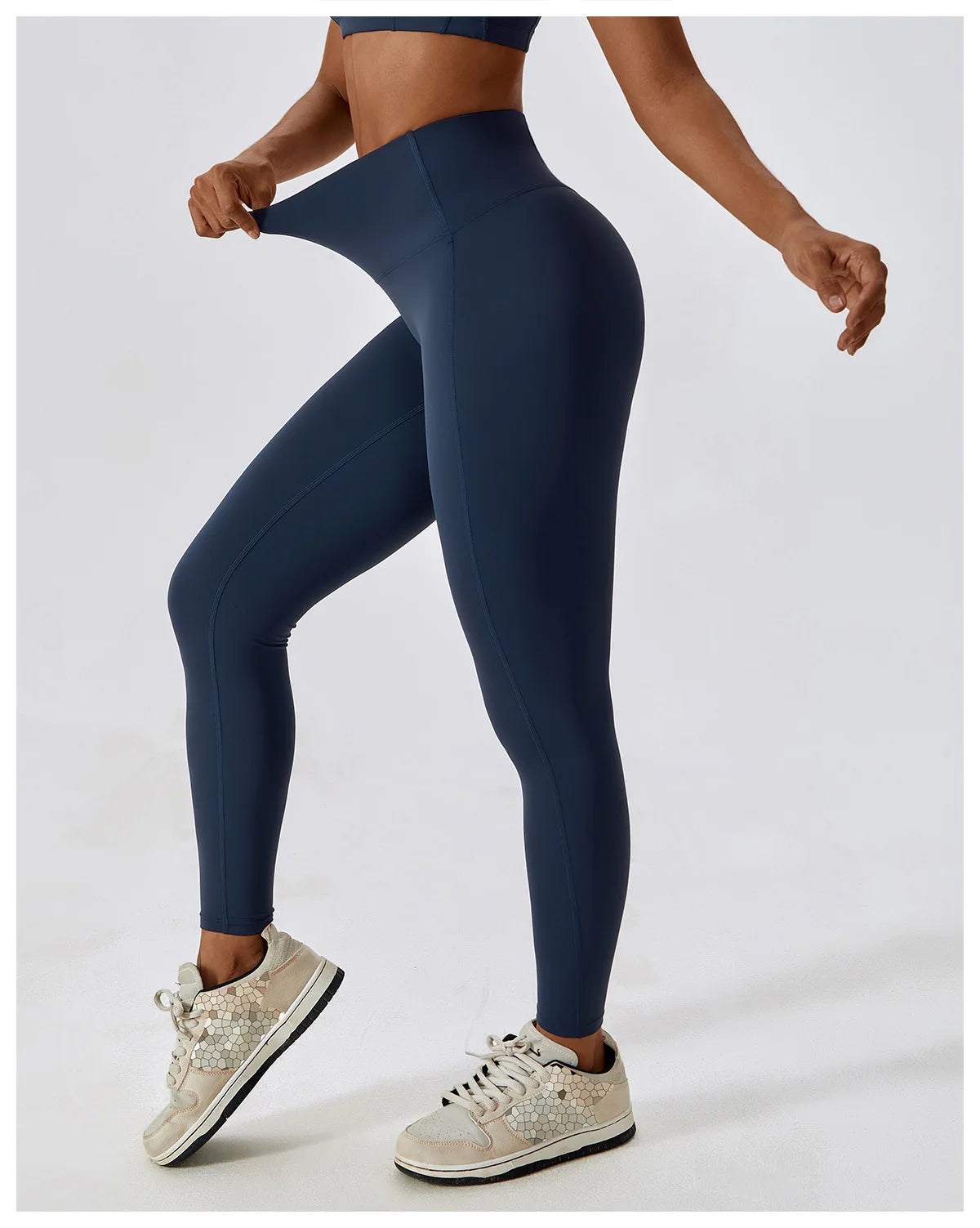 Women High Waist Seamless Push Up Fitness Leggings
